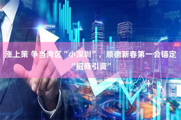 涨上策 争当湾区“小深圳”，顺德新春第一会锚定“招商引资”